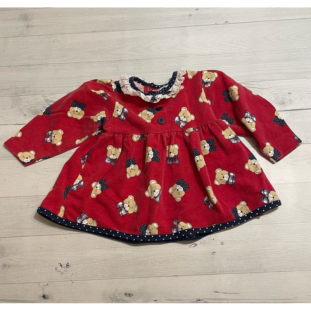 Vintage Buster Brown teddy bear‎ dress 2T